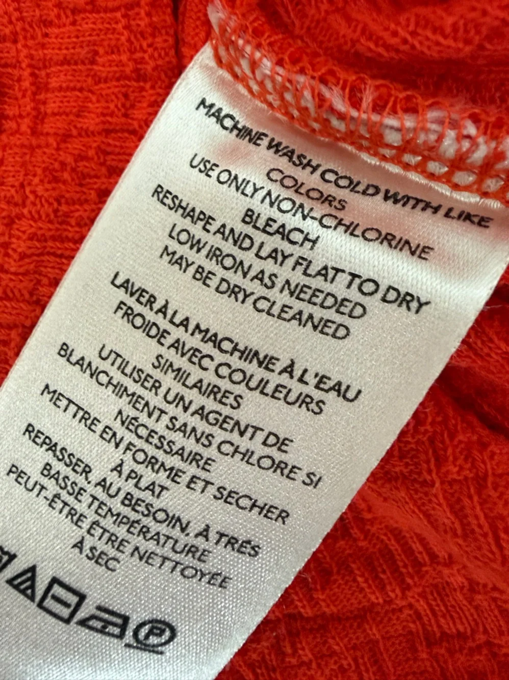 By Anthropologie Ruffled One-Shoulder Top Orange‎ size XXS